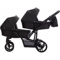 Коляска 2в1 для двійні Bebetto B 42 PRO 24 Чорний