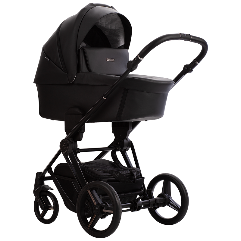 Коляска 2в1 Bebetto Monti PRO 01 Dark Чорний 